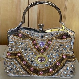 Jeweled evening bag